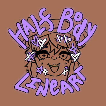 Half body lineart icon